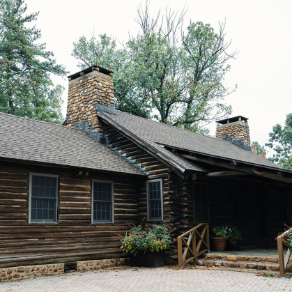 The Log Cabin at Rutgers Gardens 